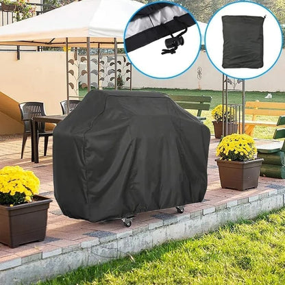 Waterproof BBQ Cover Oxford UV Protection, 145 x 61 x 117cm, for Garden Barbecue