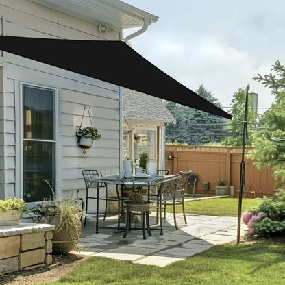 3x4x5M Waterproof Triangular Sun Sail with UV Protection for Garden Terrace and Pool, Gray, Includes Mounting Materials