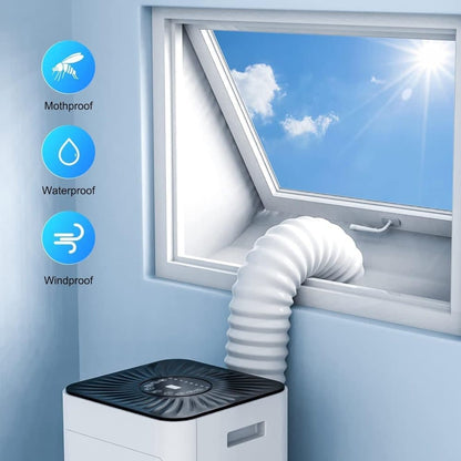 Water Repellent Window Sealing Cloth 300x32cm for Portable Air Conditioners, Compatible with Mobile AC
