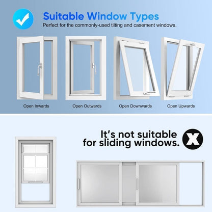 Water Repellent Window Sealing Cloth 300x32cm for Portable Air Conditioners, Compatible with Mobile AC