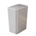 12L Trash Can with Lid, Durable Corrosion-Resistant Odor and Leak Proof for Kitchen Bathroom Living Room, Gray