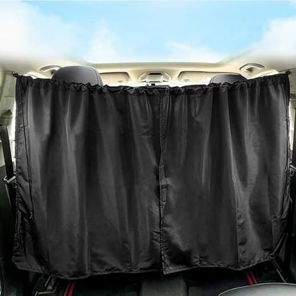 3-pack Car Sunshade Privacy Curtain with Mosquito Net, Fits Over Car Windows and Compartment