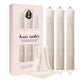 Heat-Free Hair Curlers 4-piece, Gentle Flexible Curling Rollers with Hook, No Heat Hair Care, Wood.