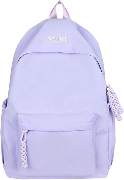 Waterproof Kids Backpack Lightweight School Travel Bag for Children, Purple