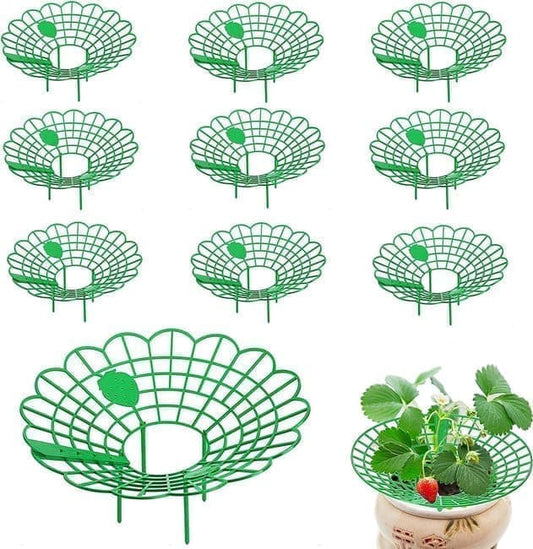 10-Pack Strawberry Holder Plant Support for Strawberries and Vegetables, 10.2 Inches