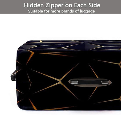 1 Pack Elastic Suitcase Cover Travel Luggage Protection Scratch Resistant Washable Trolley Case Cover, L(26-28INCH)