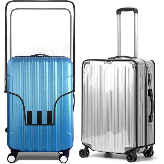 24 Inch Transparent Protective Case for Suitcase, Waterproof Dustproof Durable Extra Thick, Compatible with Cabin Bags and Suitcases