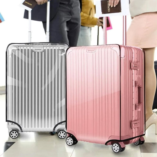 24 Inch Transparent Protective Case for Suitcase, Waterproof Dustproof Durable Extra Thick, Compatible with Cabin Bags and Suitcases