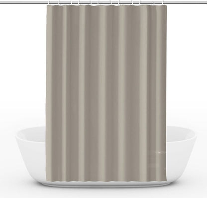 Waterproof Reinforced PEVA Shower Curtain Mildew Resistant Colorfast Durable Quick-Drying, 71x72 inches, Beige