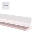 1M Flexible Silicone Shower Threshold Water Barrier to Prevent Splashes, 3 cm High, Transparent