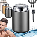 Electric Shaver Mini for Men, Travel & Everyday Use, Compatible with Braun, Gray.