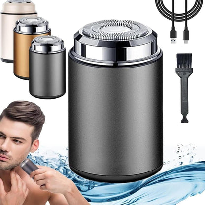 Electric Shaver Mini for Men, Travel & Everyday Use, Compatible with Braun, Gray.