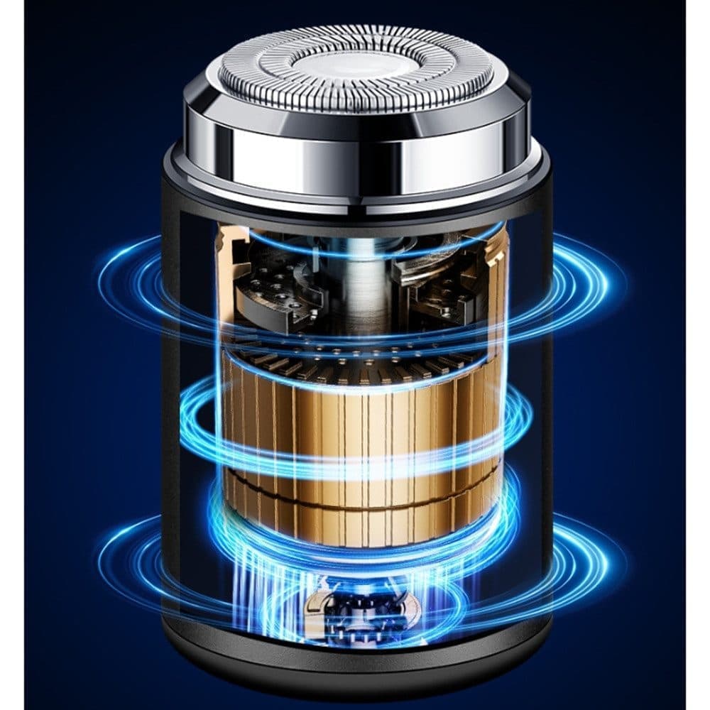 Electric Shaver Mini for Men, Travel & Everyday Use, Compatible with Braun, Gray.