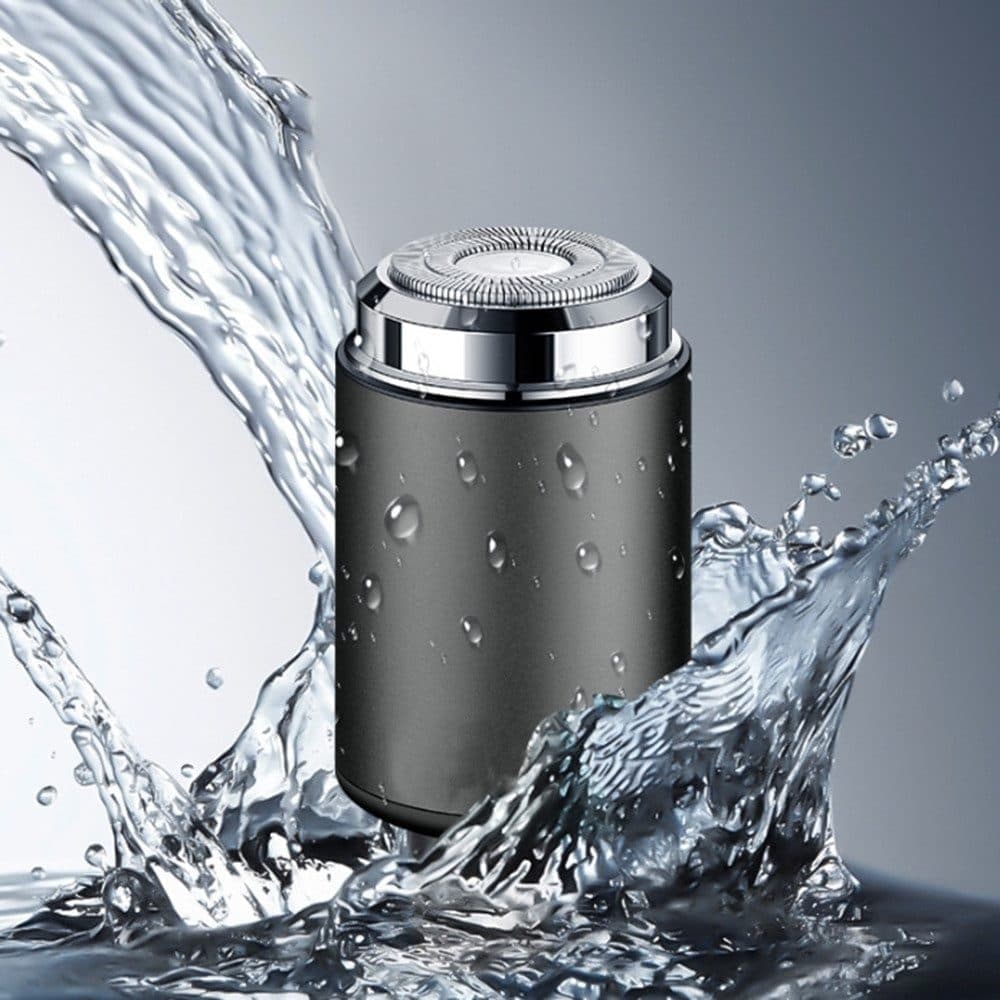 Electric Shaver Mini for Men, Travel & Everyday Use, Compatible with Braun, Gray.
