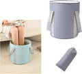 Foldable Foot Bath Tub 30x36cm, Gray, Portable for Home Travel Camping Outdoor Use, Spa and Care.