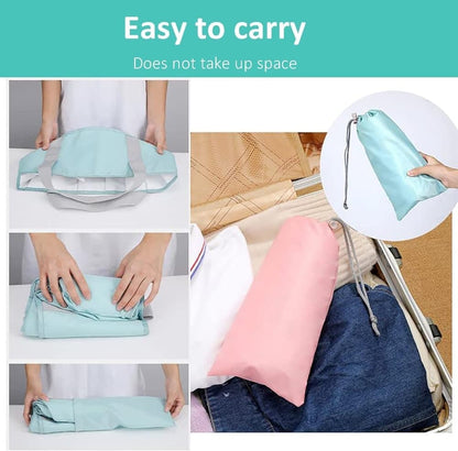 Foldable Foot Bath Tub 30x36cm, Gray, Portable for Home Travel Camping Outdoor Use, Spa and Care.