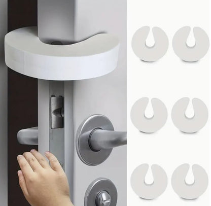 6-Pack Kids Door Stops, High Density EVA Pinch Protection Door Clips for Child Safety, Compatible with Most Doors