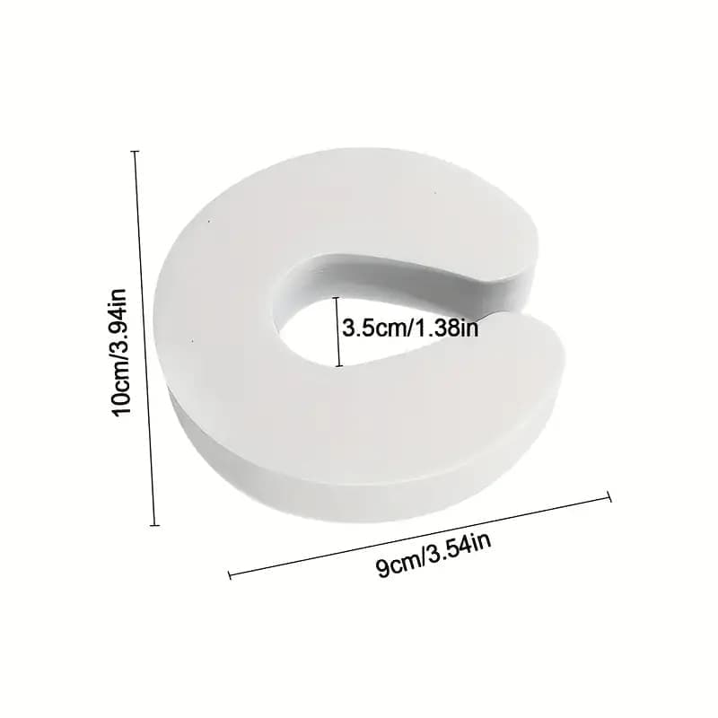 6-Pack Kids Door Stops, High Density EVA Pinch Protection Door Clips for Child Safety, Compatible with Most Doors
