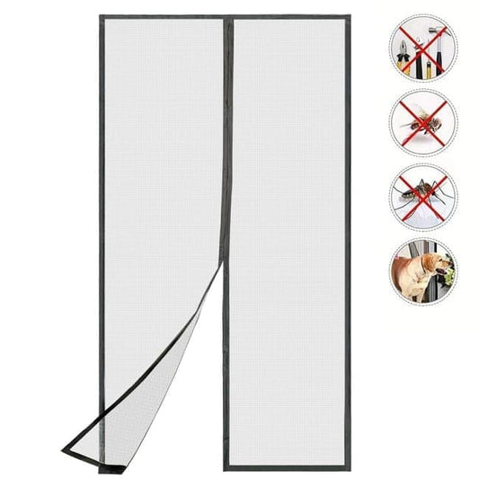 80 x 210 cm Magnetic Insect Screen Door, Automatic Closing, Durable and Scratch-Resistant, Breathable for Mosquito Protection