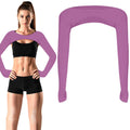 Breathable Quick-Drying Arm Warmers with Shoulder Protection and Thumb Holes, Purple