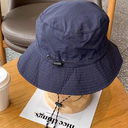 Foldable Waterproof Fisherman Hat Unisex Quick-Drying Sun Protection Summer Outdoor, Dark Green