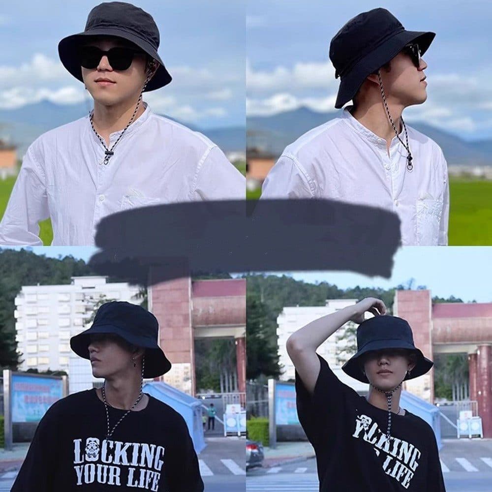 Foldable Waterproof Fisherman Hat Unisex Quick-Drying Sun Hat for Summer Outdoor, Light Brown