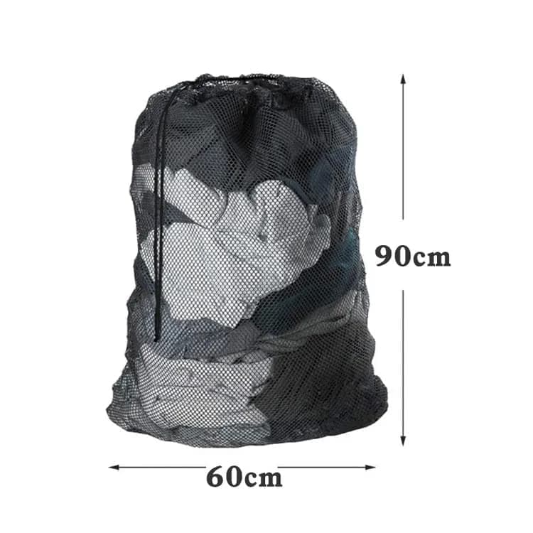 1-Pack Large Laundry Travel Bag, 60x90 cm, Black