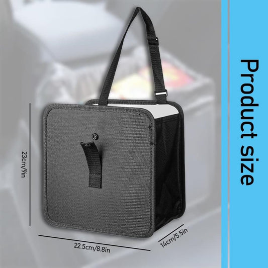 Universal Car Back Seat Storage Bag, Waterproof Small Garbage Container for Travel and Car Interior, Compatible with All Cars
