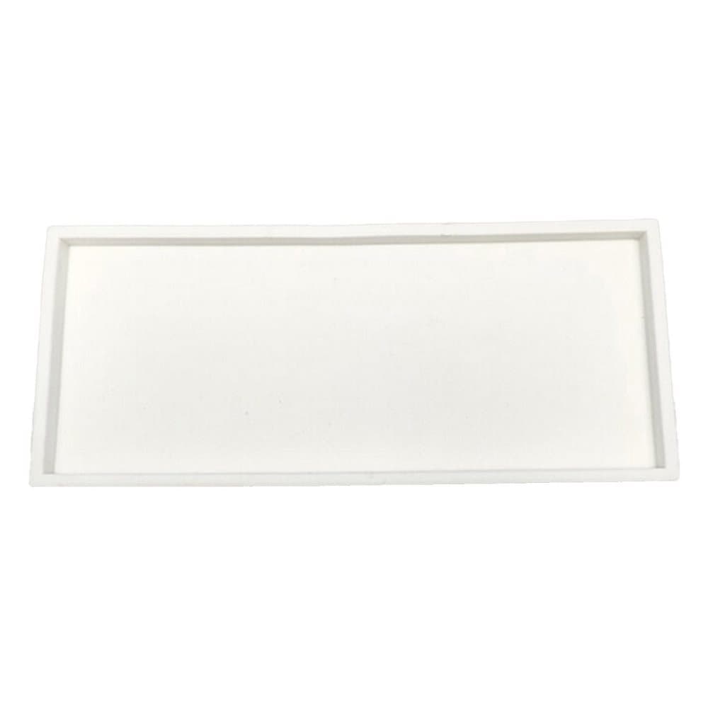 White Silicone Storage Tray for Makeup and Small Items, 20 cm x 10 cm.