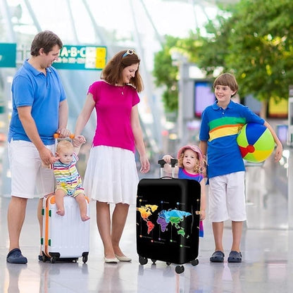 Washable Reusable Elastic Suitcase Cover Luggage Protector Travel Protective Cover, 18-32 Inch
