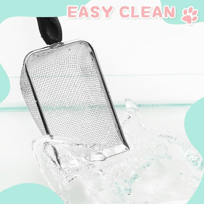 2.8MM Stainless Steel Cat Litter Scoop for Litter Box, Durable and Easy to Clean, Compatible with All Brands