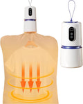 Portable dryer 360° hot air with drying bag, quiet operation, 30-240 minute timer, perfect for travel