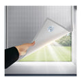 50x100cm Aluminum Foil Sun Protection Film, Self-Adhesive Thermal Insulation UV Privacy Protection for Balcony Windows Conservatories, Gray