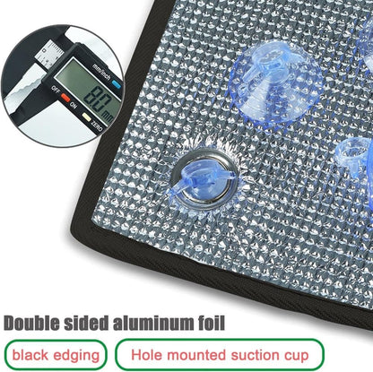 50x100cm Aluminum Foil Sun Protection Film, Self-Adhesive Thermal Insulation UV Privacy Protection for Balcony Windows Conservatories, Gray