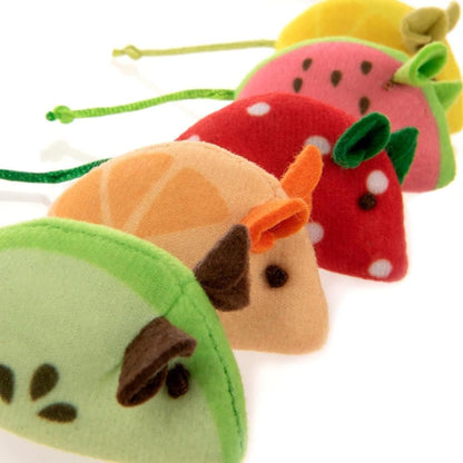 1 Pack Catnip Toy Fruit-Shaped Soft Plush for Cats, Stimulating Fun Play