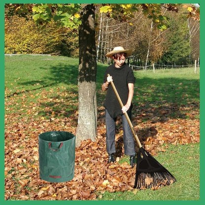 120L Large Capacity Garden Bags with Handles, Self-Standing and Robust for Leaves Lawn Hedges and Garden Waste, 45 x 76cm