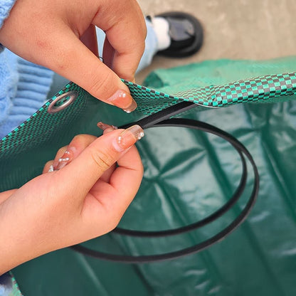 120L Large Capacity Garden Bags with Handles, Self-Standing and Robust for Leaves Lawn Hedges and Garden Waste, 45 x 76cm