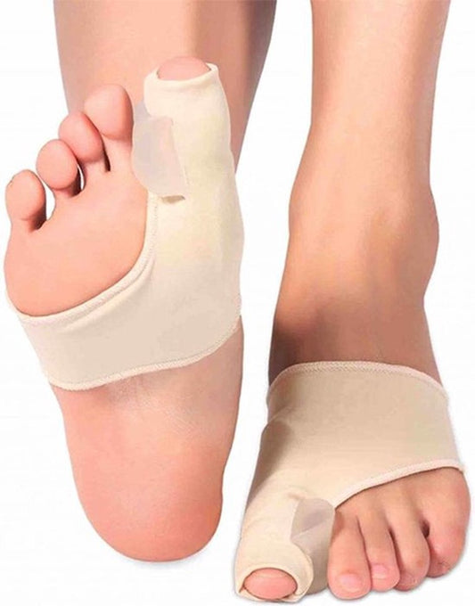Hallux Valgus Toe Protectors | Toe Separators | Toe Corrector | Bunion | Bunion | Callus | Toe Straightening | Beige | 2 Pieces
