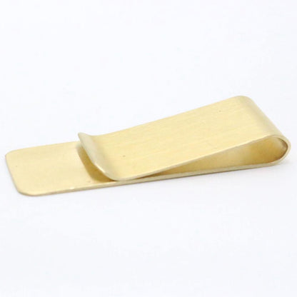 Gold-colored money clip - 5.5x2.0cm