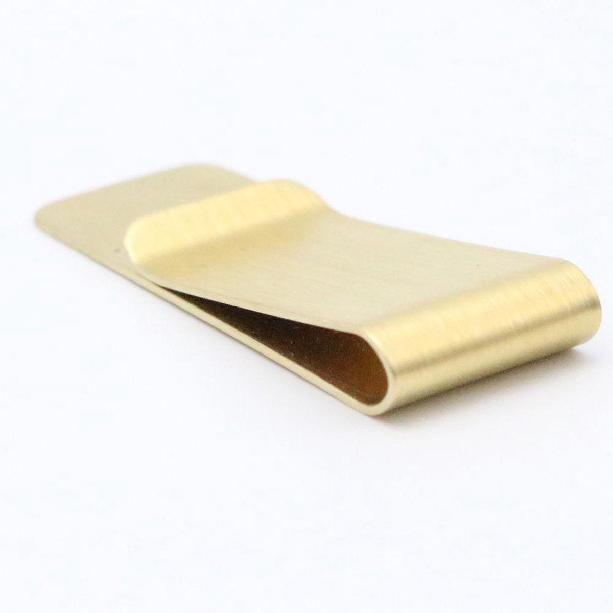 Gold-colored money clip - 5.5x2.0cm