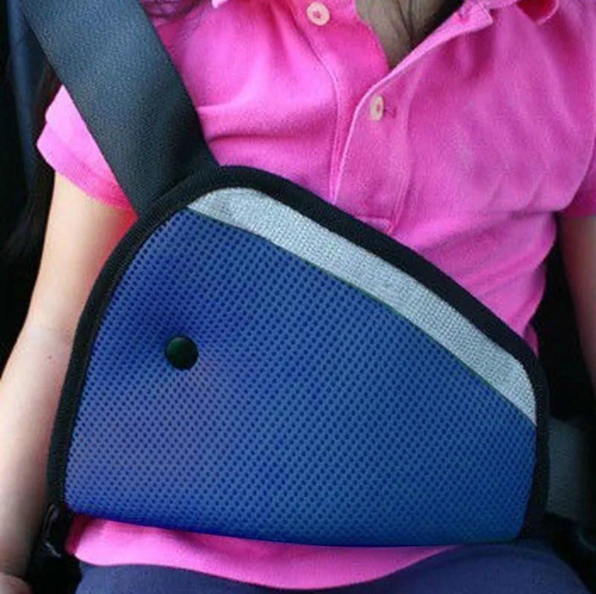 Car Seatbelt Cover | Child Seatbelt Protector | Child Seatbelt Cushion | Seatbelt Tensioner | Child Safety | Blue.