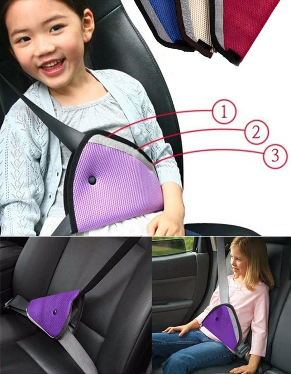 Car Seatbelt Cover | Child Seatbelt Protector | Child Seatbelt Cushion | Seatbelt Tensioner | Child Safety | Blue.
