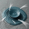 Luxury Shower Drain - Hair Catcher - Sink Stopper - Drain Plug - Silicone - Dark Blue