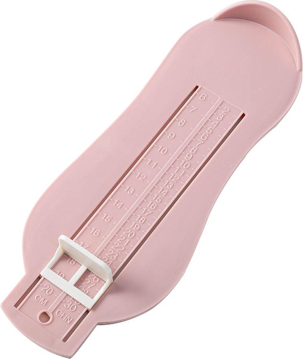 Child's Foot Measuring Tool | Child's Shoe Size Measuring Tool | Measuring Foot Size | Baby Shoe Measuring Tool | Baby Measurement | Pink.