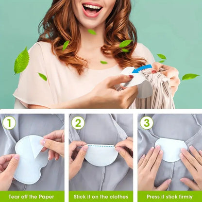 Anti-Sweat Underarm Pads | Anti-Perspirant Underarm Pads | Anti-Sweat | For Underarm Sweat | Disposable | 30 Pieces