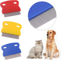 Lice Comb | Lice Brush | Flea Comb | Nits Comb | Lice Remover | Stainless Steel Brushes | Plastic Barrel | Fine | Random Color.