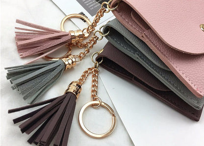 Wallet & Card Holder for 6 Cards | Credit Card Holder | With Cash Compartment | Card Holder | Wallet | PU Leather | Purple