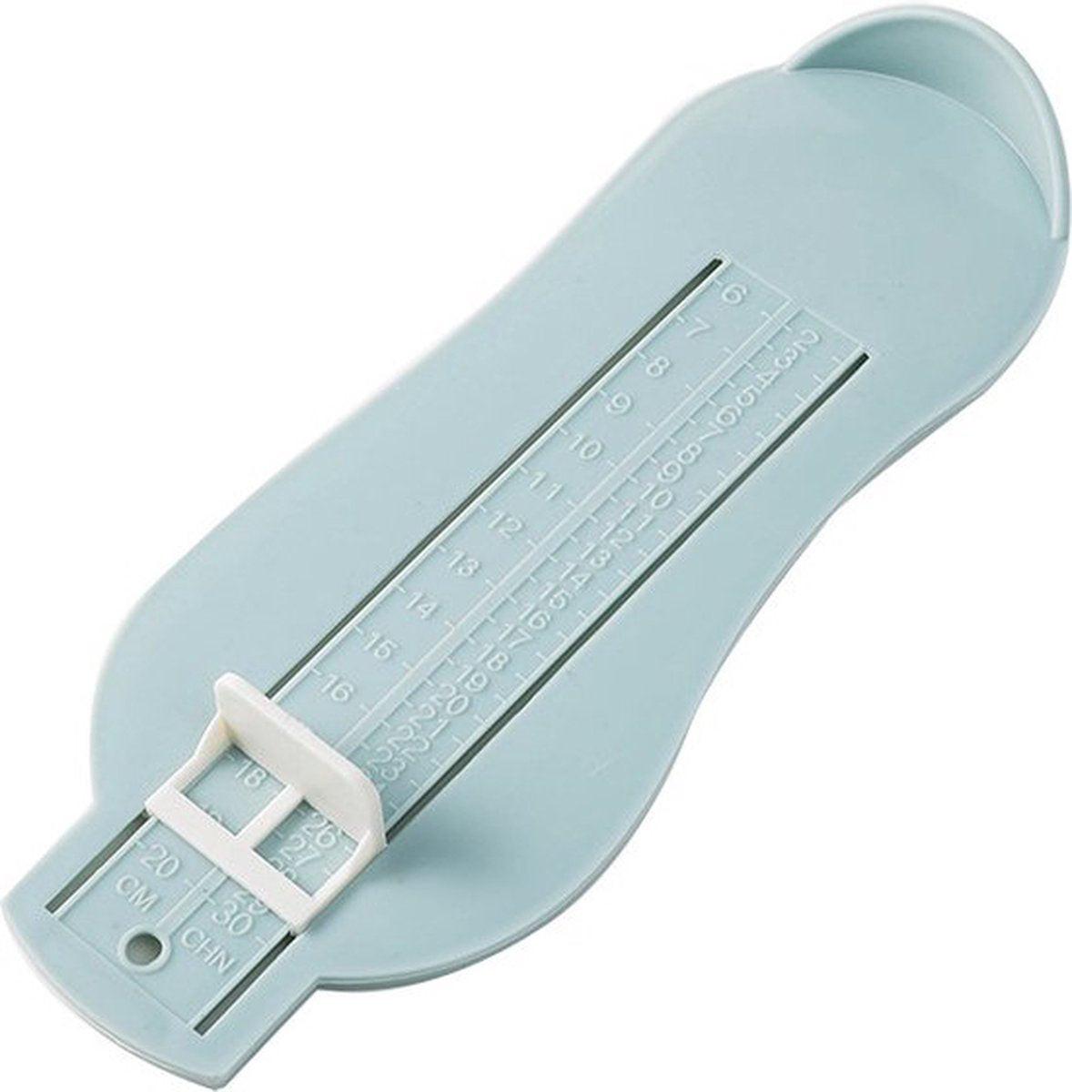 Child's Foot Measuring Tool | Child's Shoe Size Measuring Tool | Measure Foot Size | Baby Shoe Measuring Tool | Baby Size | Blue.