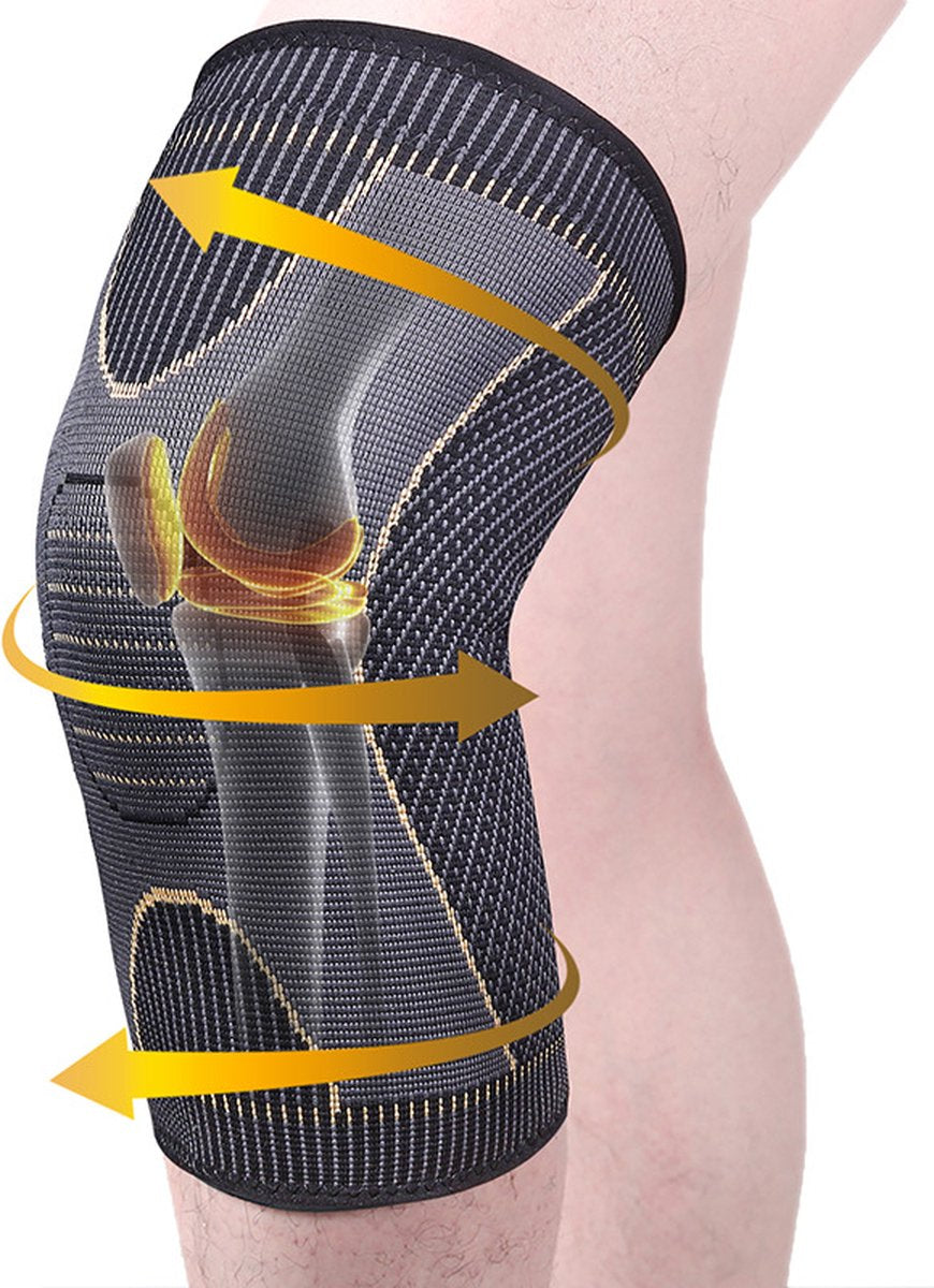 Compression Knee Brace Copper Infused | Knee Support | Knee Protector | Knee Bandage | Knee Support | 1 Piece | Size XL