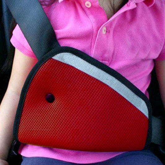 Car Seatbelt Cover | Child Seatbelt Protector | Child Seatbelt Cushion | Seatbelt Tensioner | Child Safety | Red.